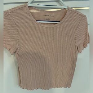 American eagle cream top